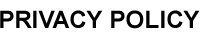 Privacy Policy プライバシーポリシー